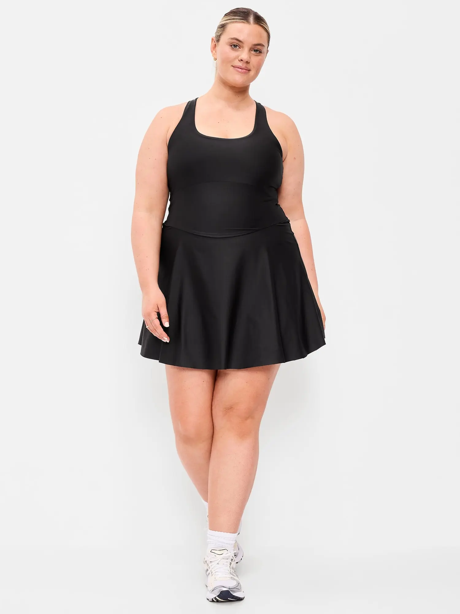 old navy women's powersoft athletic dress reviews l (12) and xl (18)machine wash according to the care instruction label . Activewear Dress Review (Old Navy
