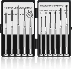 11PCS Precision Screwdriver Set – Small Magnetic Mini Repair Tool Kit for Eyeglasses, Watch, Jewelry, Electronics, Laptop, PC & Computer Repair