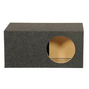 QPower HD112VL Single 12 Inch SPL XL Heavy-Duty Side Ported Subwoofer Enclosure