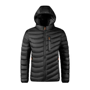 Men's Thickened Warm Jacket for Autumn and Winter - Outdoor Casual Coat, Hooded Windproof Sports Jacket with Removable Hood, Stretch Cuff Design, Suitable for Outdoor Activities and Everyday Wear