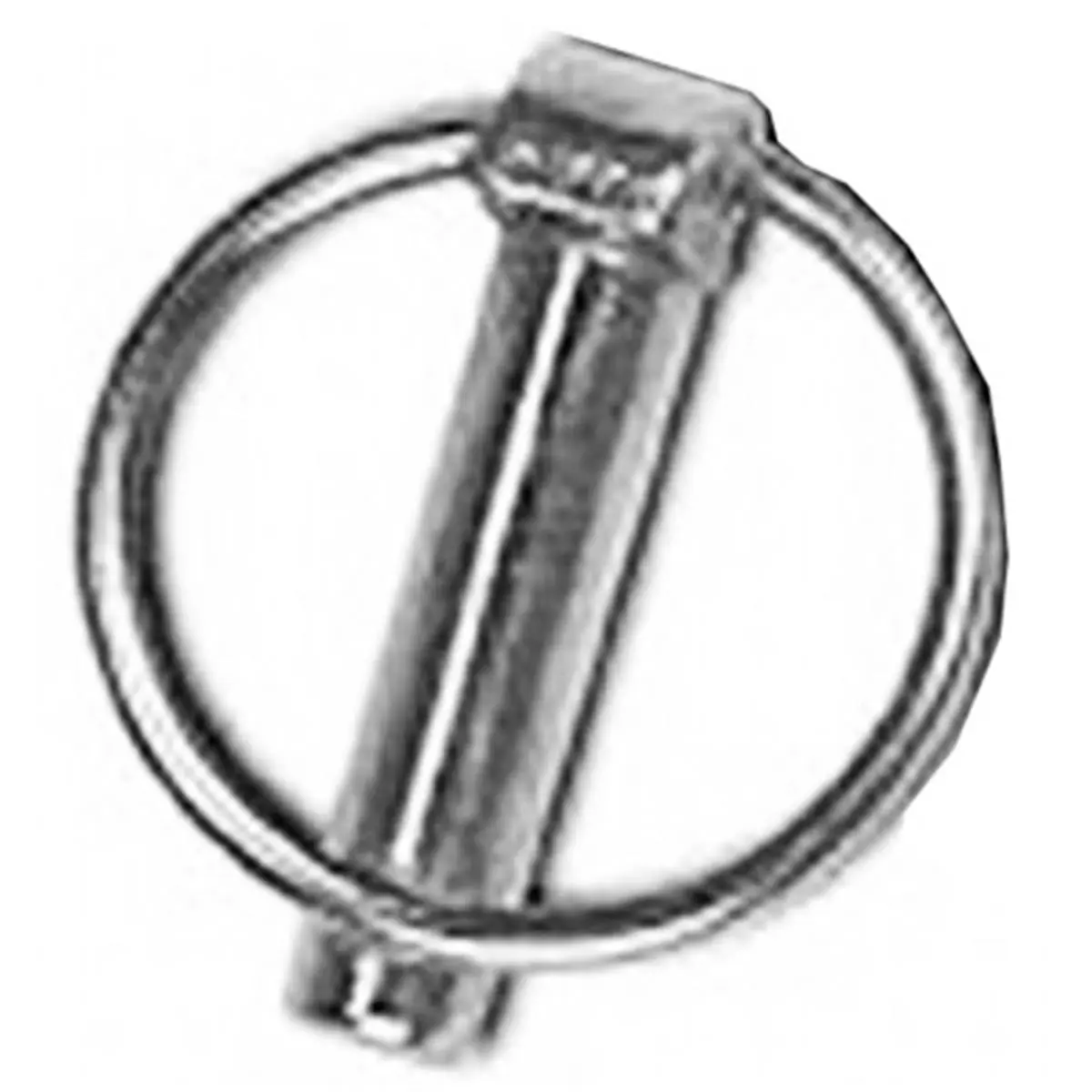 Double HH 41930 Forged Steel Zinc Plated Lynch Pin - 0.31x1.25 in., Yellow, Snap Lock Ring, Lift Arm/Top Link Mechanical Hardware Applications, Lift Arm Pins
