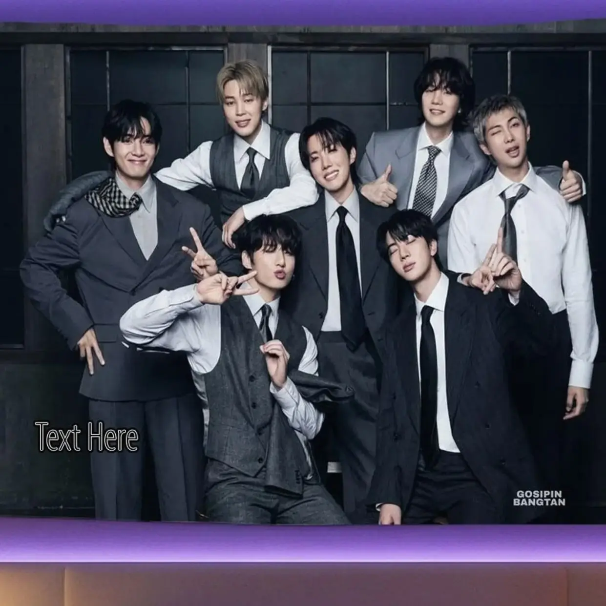 Bangtan Hanging Tapestry | Bantan Boys | Personalized Wall Art | Polyester Fabric | Ship Flag Banner