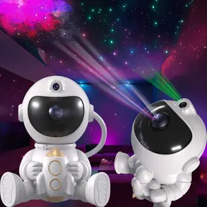 Astronaut Design Star Projector, USB Powered Night Light, Astronaut Space Projector, Starry Nebula Ceiling LED Lamp with Remote Control for Bedroom Decor, Decorative LED Light, Home Decor Light