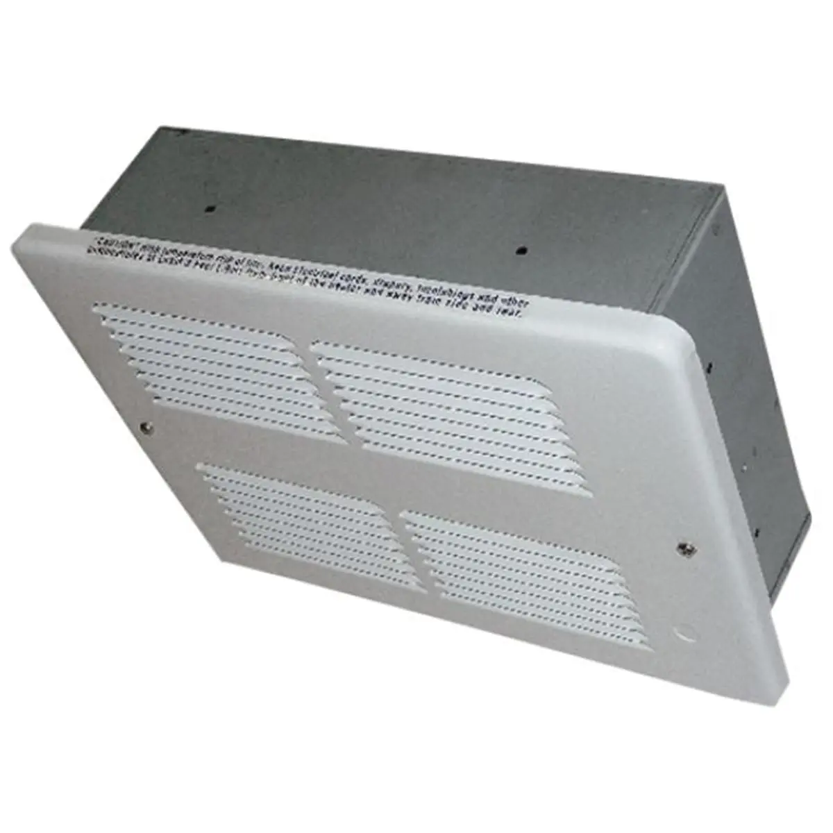 212 MAIN Ceiling Mount Heater, King Electric WHFC2410-W White Model, 240V/208V Dual W (1000-500W/750-375W), Smart Limit, 125 Sq Ft Coverage, Heat Transfer