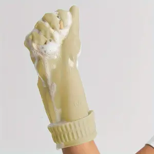 Premium Extended Household Cleaning Gloves, Waterproof Kitchen Dishwashing Gloves, Non-slip Housework Gloves, Durable Laundry Washing Gloves, Pet Care Gloves, Cleaning Supplies, Cleaning Tool