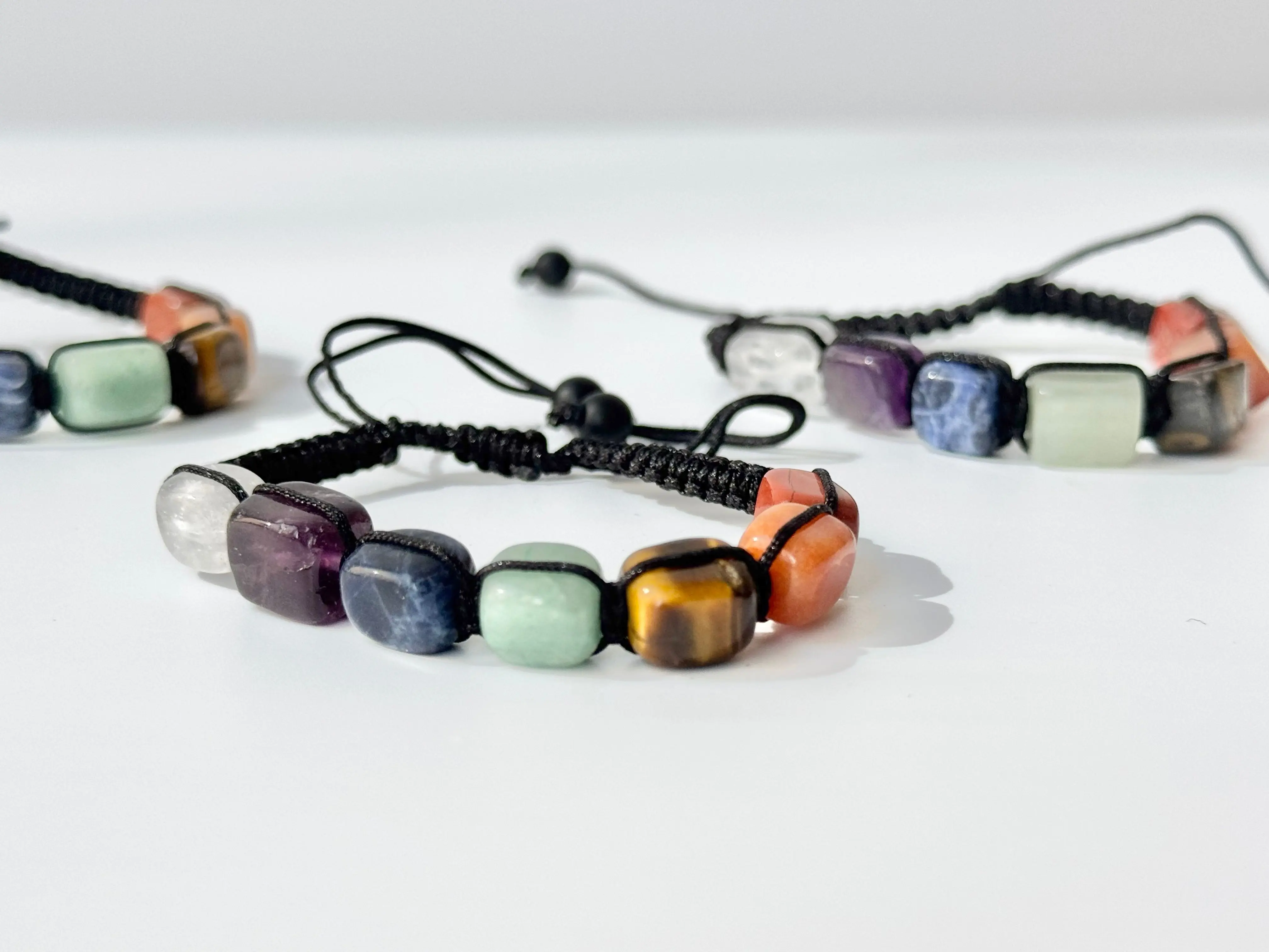 Shamballa Chakra Square Bead Bracelet