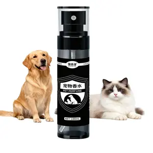 Natural Pet Perfume Spray for Dogs and Cats Alcohol Free Light Scent Light Formula with Soothing Essential Oils Odor Control and Freshening 100ml/3.38fl.oz