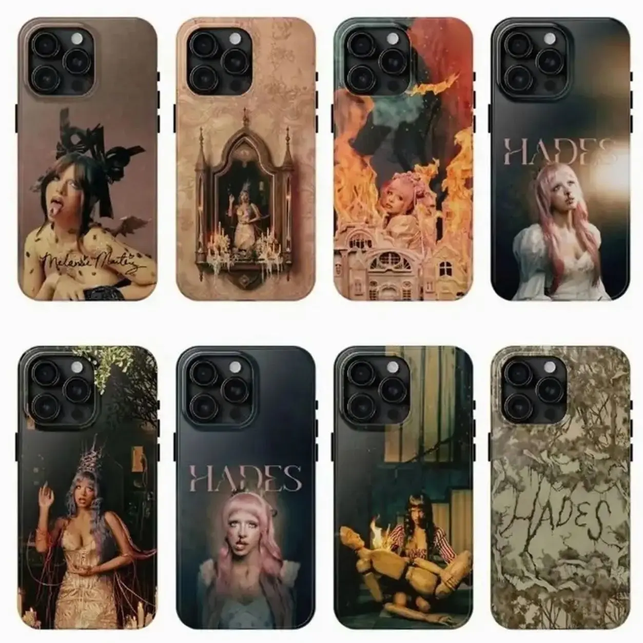 Hades Album Phone Case, Hip Hop Inspired Collage Art Shockproof Heavy Duty Drop Compatible with iPhone 17, 16, 15, 14, 13, 12, 11 & & Samsung Galaxy S26 S25 S24 S23 Ultra Plus