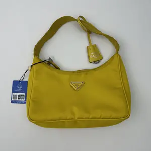 Pre-owned PRADA nylon Clutches & Wristlets re mini hobo shoulder bag