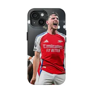 Declan Rice Phone Case Compatible with iPhone X, 11, 12, 13, 14, 15, 16 Series & Samsung Galaxy S21, S22, S23, S24, S25 Series
