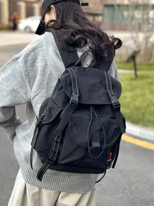 Versatile Retro Functional Backpack, Fashionable Simple Casual Style, Ideal for Daily Commuting Travel School Use, Travel Backpacks