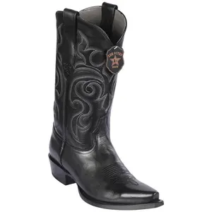 Black Cowboy Boots Snip Toe