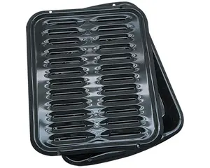 212 MAIN Porcelain Rectangular Casserole Dish with Grill Grid - Oven-Safe Bakeware, Easy-Clean Kitchen Cookware