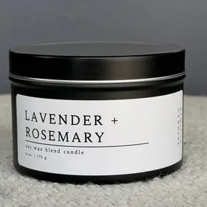FemiLux Lavender + Rosemary  Candle 6oz