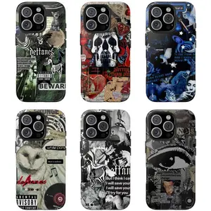 Deftones album phone case with white pony diamond eyes, an Adrenaline fan gift, compatible with iPhone 17/16/15/14/13/12/11 Pro Max/Plus and Samsung Galaxy S23FE/22/23/24/25.