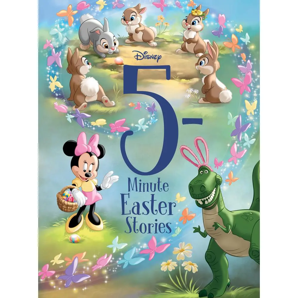 Used Disney Books 5-Minute Easter Stories Hardcover - English, Children's Short Reads for Story Time, Before Bedtime