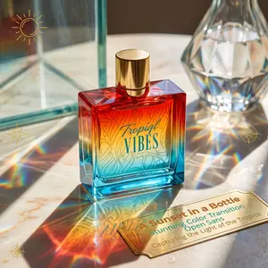 100ML Eau De Parfum for Women, Sweet Tropical Coconut Apricot Vanilla Scent, Long Lasting Summer Fragrance, Everyday Wear Perfume
