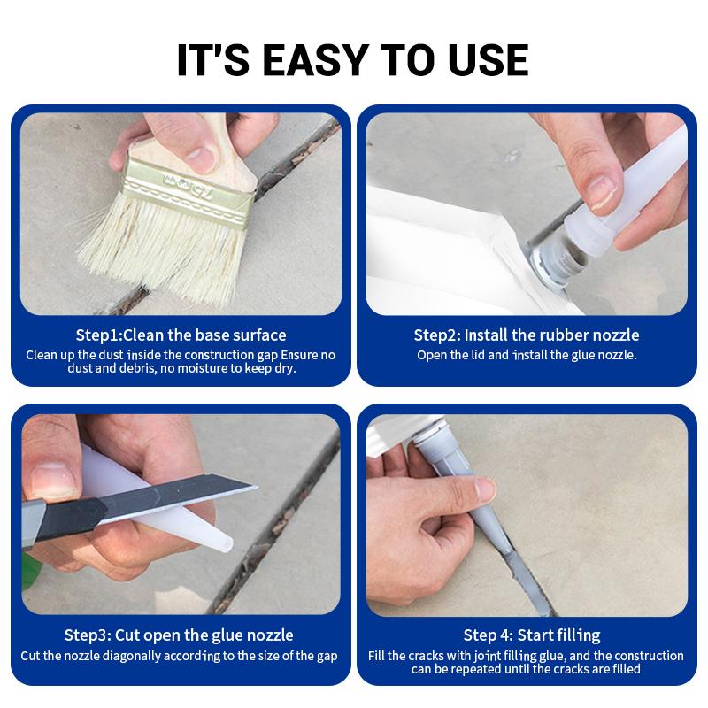Self-leveling crack filler, Roof & wall sealant, Waterproof gapfiller, Quick-fix leak repair, Easy DlY crack solution,Roof crackrepair UK, Window gap sealing, Home maintenance hacksDIY waterproofing, Concrete joint filler