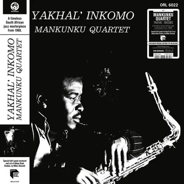 Yakhal Inkomo - Mankunku Quartet - Record Album, Vinyl LP