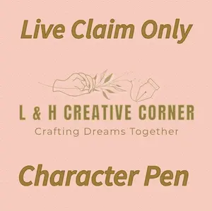L & H Creative Corner Live Claim Basic Character Pen Custom Designed Unique Characters Personalized Writing Tool