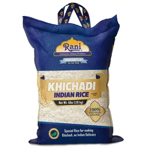 Rani Khichadi Indian Rice 64oz (4lbs) 1.81kg Cloth Bag ~ All Natural | Gluten Friendly | Vegan | Kosher | Export Quality | Indian Origin