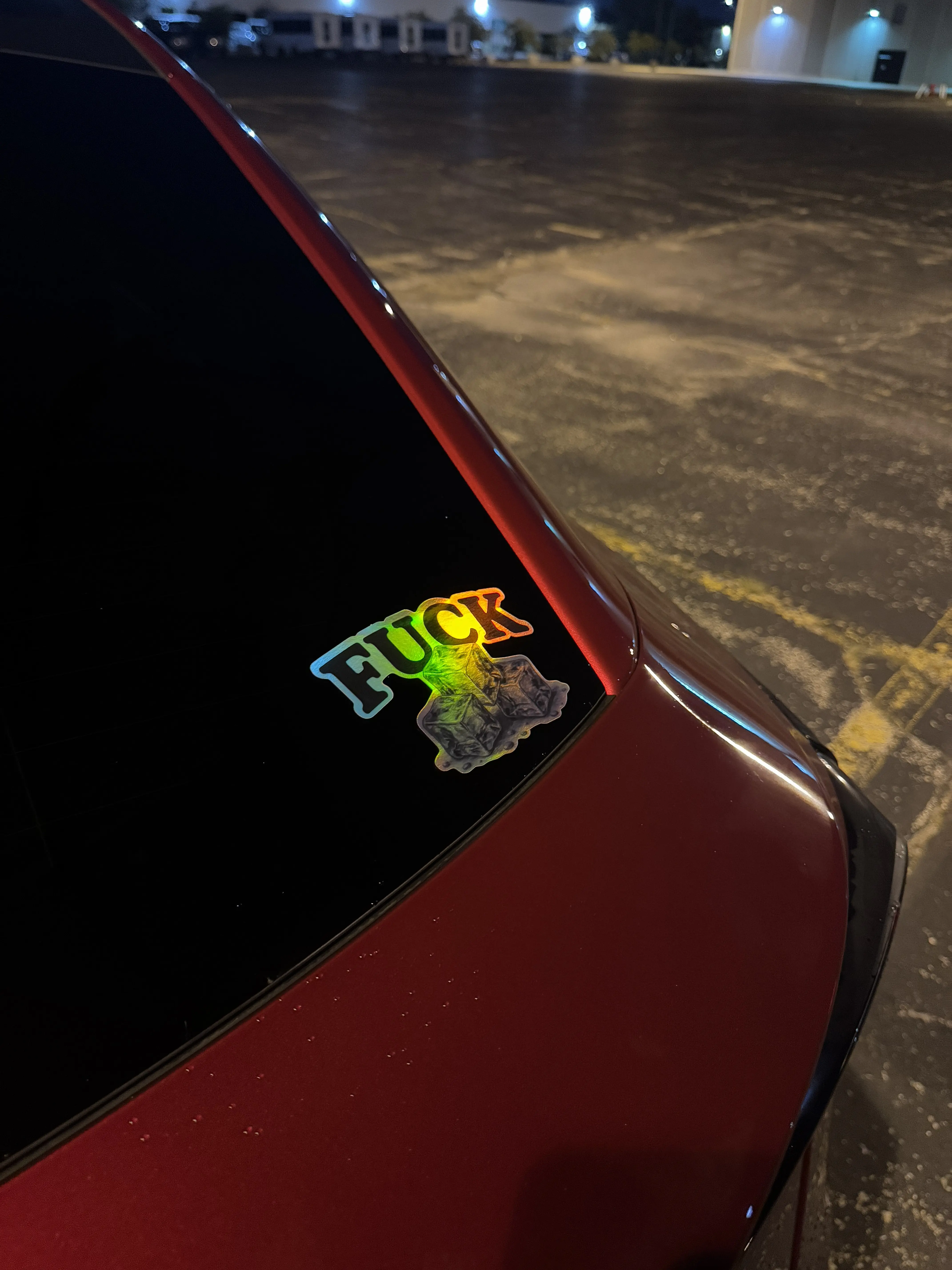 Fuck Ice- car sticker