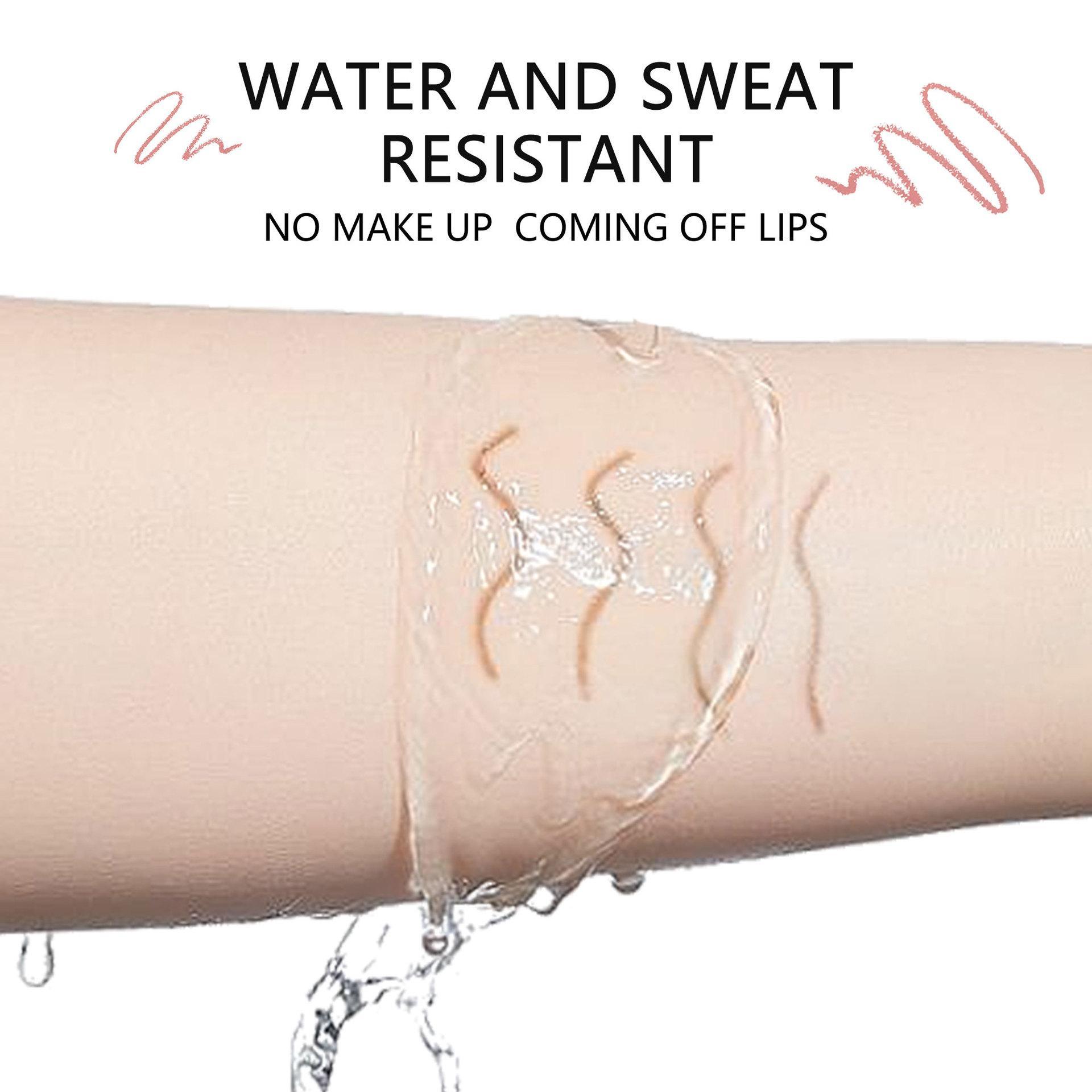 12 Piece Set Natural Wood Matte Lip Liner Kit Pencils, Lip Contour Wood Lip Pencils Gift Set for Friends and Wives for Valentine's Day