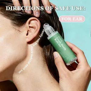 Anti-dizziness rollerball, natural dizziness  rollerball containing lavender and peppermint essential oils for dizziness and lightheadedness support, relieves nausea, quickly alleviates motion sickness (2-pack)