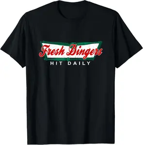 Dont Bunt Hit Fresh Dingers - Funny Baseball Softball Player Gift Tee Shirt