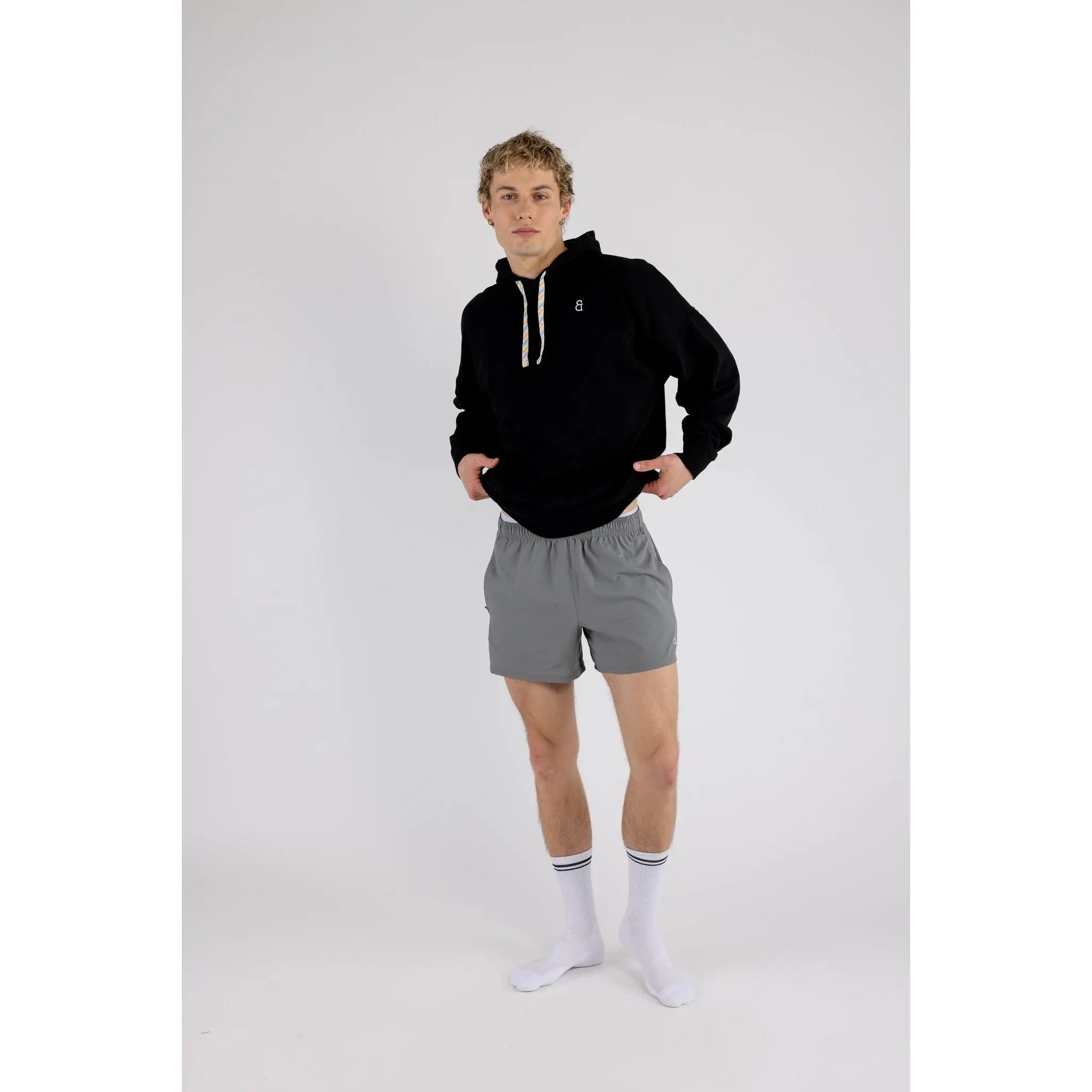 Prism Linerless Shorts 4" Gray