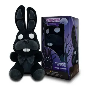 Shadow Bonnie Plush Birthday Gift For Kids, Toy Bonnie Plush With Soft And Comfortable Cotton, Decor Bonnie Stuffed Animal, Bonnie Plush Toy For All Ages, 7 Inch Game Plush.