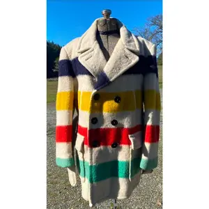 40's Hudson's Bay double breasted blanket coat