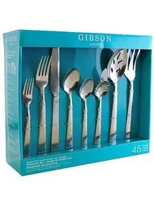 Gibson Prato 45-Piece Flatware Set