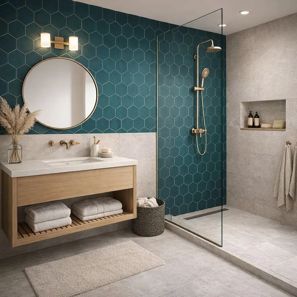 Venice Verde 5x6 Hexagon Matte Porcelain Tile Sample