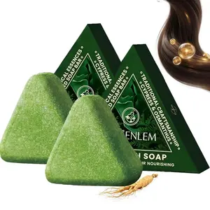 2pack  Green Soap Shampoo, Usman Grass Shampoo Bar, Strengthens Smooths Hair, Natural Shampoo Bar For All Hair Types，#Summervibes tiktokshopspringglowup
