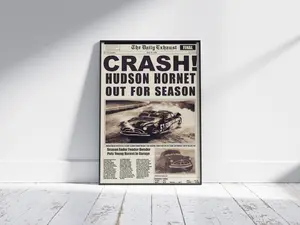 Cars Movie Poster - Pist0n Cup -  Lightning Radiator Springs Poster- Vintage PosterNO FRAME