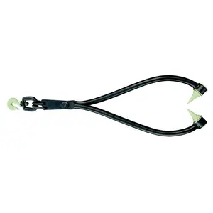 212 MAIN Timber Tuff TMW-04SS 32 in. Swivel Grab Skidding Tongs - Hd Steel, Swivel Hook, Outdoor Skidding Logs Tool, Defined Open Width Design