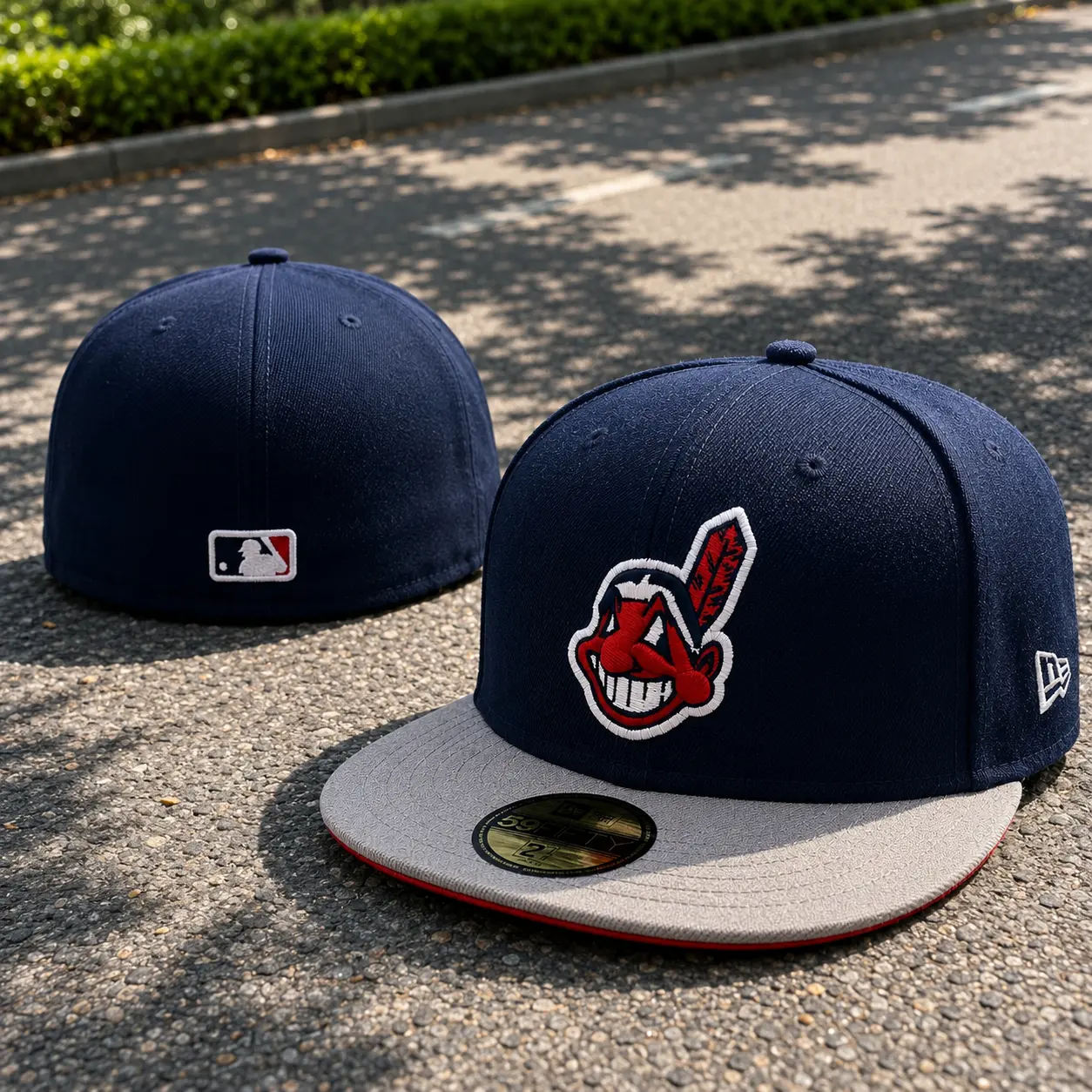 Cleveland Guardians 59FIFTY Fitted Cap – New Era Flat Brim Baseball Hat | Embroidered Team Logo | Men's & Women's