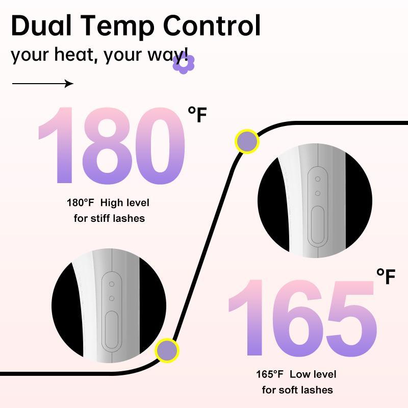 Medusara Electric Lash Styler-BU, Premium Heated Eyelash Sculpting Device, Rechargeable Heated Lash Curler, Medusara