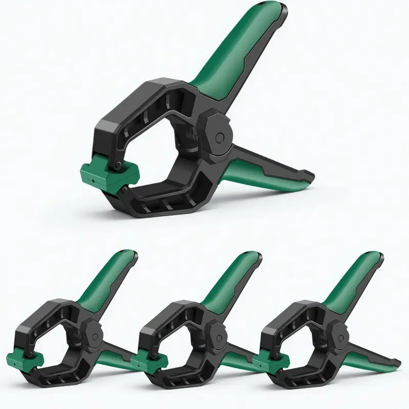 Heavy Duty Woodworking A-Frame Spring Clamps, 4" & 6" Sizes, 2-Pack/4-Pack Swivel Jaw Clamp Set for Crafts, Furniture