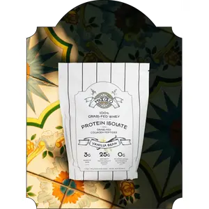 Vanilla Bean Grass-Fed Whey Protein Isolate Powder
