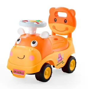 VEVOR Ride On Toddler Push Car,  Push Car for Toddler 19 to 36 Months, Kids Ride On Toy with Horn & Music, 48.5 lbs Load Capacity, Under-seat Storage, Foot-to-Floor Walker for Toddlers Boys Girls