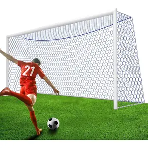 Professional Soccer Goal Net Replacement 24x8FT,18.5x6.5FT [4mm Nylon, 4" Hexagonal], Upgraded Weather Resistance, Enhanced Break Strength, Superior Abrasion Resistance