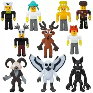 10 pieces of anime-style forest elf deer puppets, action figure set, a recreation of the 99 Nights game characters, a cool gift suitable for game enthusiasts, and a unique collectible toy