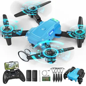 The latest and greatest drone is suitable for adults, children, and beginners. It features a 120° wide-angle view and one-button operation, making it a toy drone perfect for boys and girls. It's the perfect gift for kids.