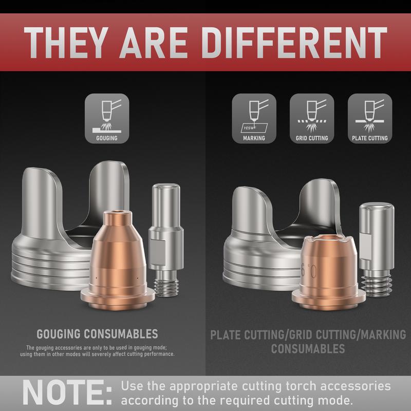 YESWELDER CUT-55DS-NHF-PLUS 110/220V Plasma Cutter 55Amp | Non-HF Start & Non-Touch Pilot Arc | Multifunctional Metal Cutting Machine for Quick Plate/Grid Cutting, Gouging & Marking