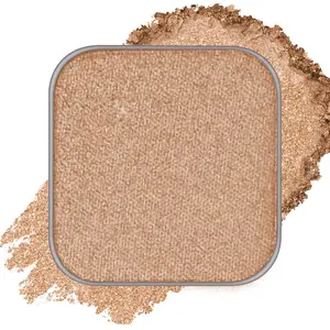 Champagne Glow Shimmer Eyeshadow Refill – Magnetic Single Pan, Pressed Powder, High-Pigment Highlight Shadow for Custom Palettes
