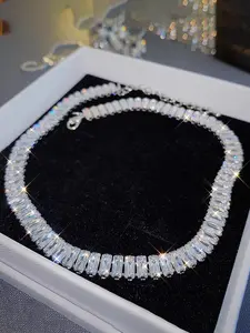 Women's Cubic Zirconia Decor Choker Necklace