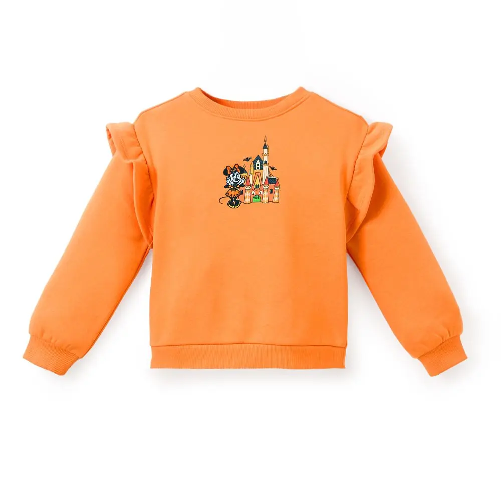 Disney Store Minnie Mouse Halloween Pullover Sweatshirt for Girls