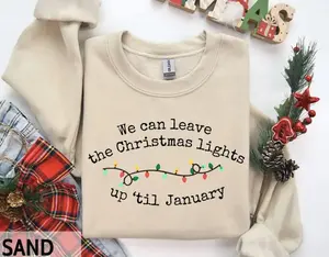 Christmas Light Sweatshirt, Christmas Sweatshirt/T-shirt/Hoodie, Holiday Sweater, Winter Sweatshirt, Christmas Lights, Xmas Sweatshirt